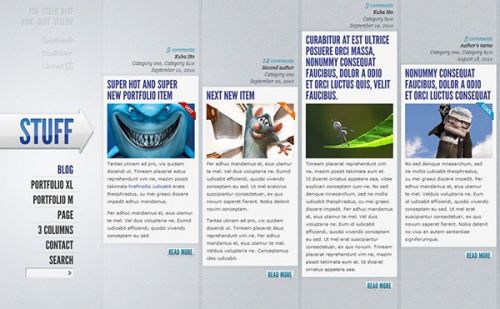 آموزش طراحی سایت افقی در فتوشاپ